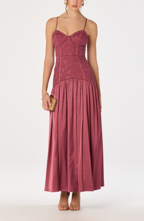 Kaylani Lace Bodice Maxi Dress