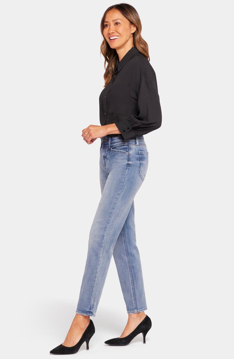 NYDJ Margot Front Yoke Girlfriend Jeans, Alternate, color, 