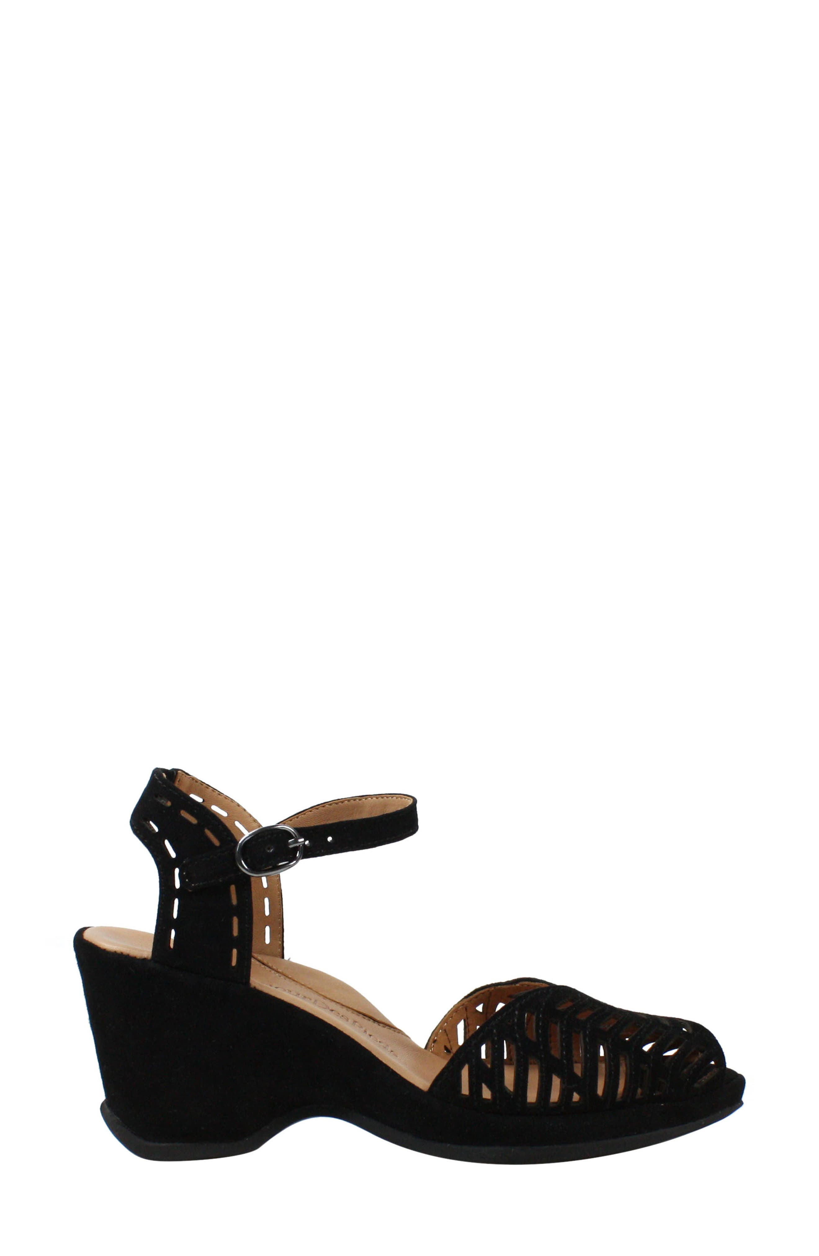 L'Amour des Pieds Oanez Wedge Sandal, Alternate, color, 