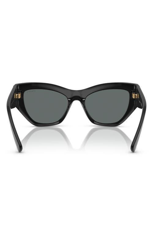 Vogue 53mm Irregular Sunglasses In Black