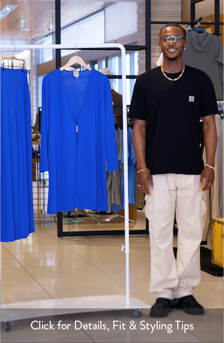 Front Clasp Textured Cardigan, sales video thumbnail