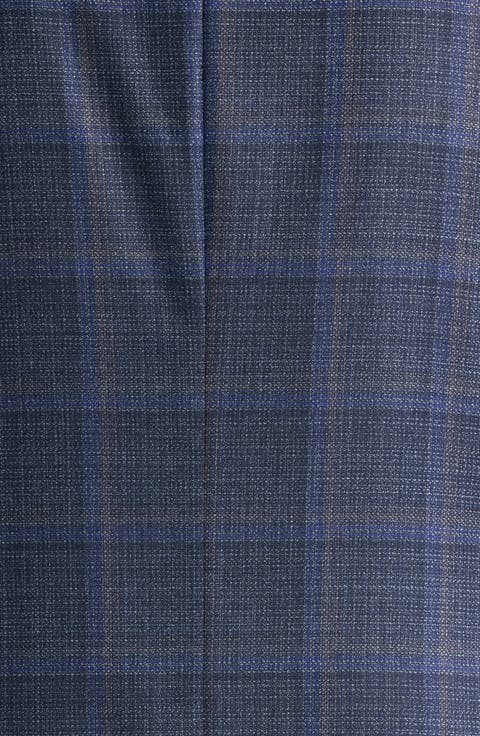 G-Line Navy Textured Virgin Wool Sport Coat