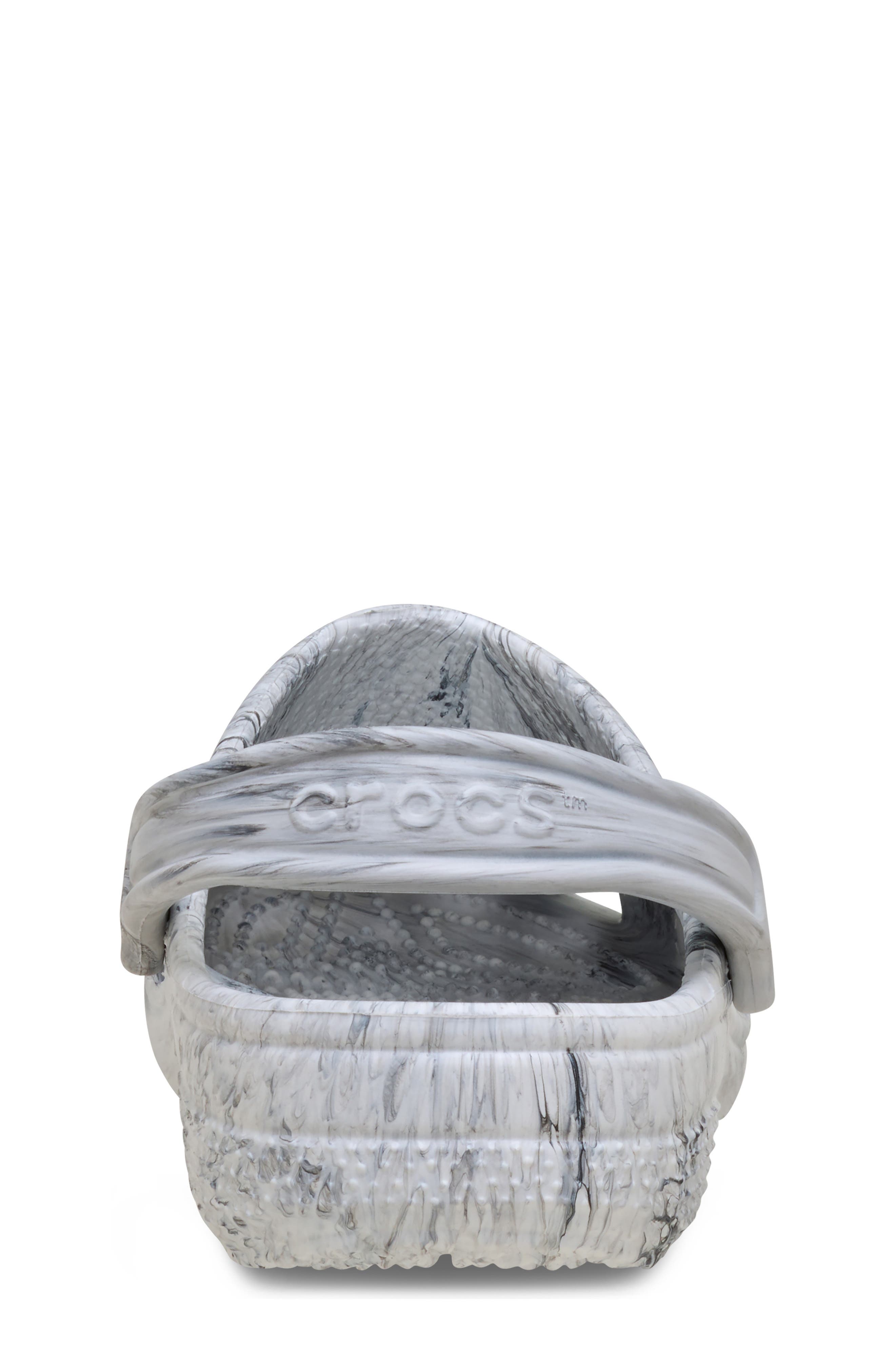 CROCS Kids' Classic Marbled Clog, Alternate, color, Grey