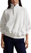 Polo Ralph Lauren Rib Trim Mock Neck Pullover