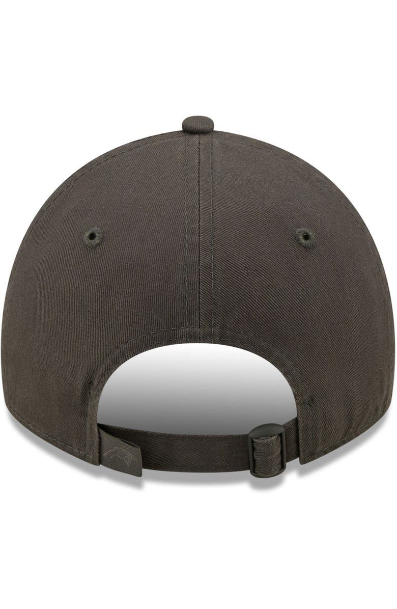 New Era Men's New Era Graphite Carolina Panthers Core Classic 2.0 Tonal 9TWENTY Adjustable Hat, Alternate, color,
