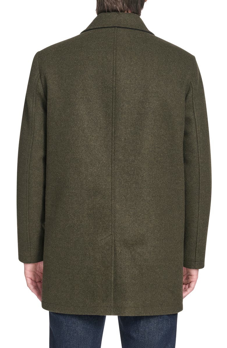 Cole Haan Water Repellent Duffle Coat, Alternate, color, Olive