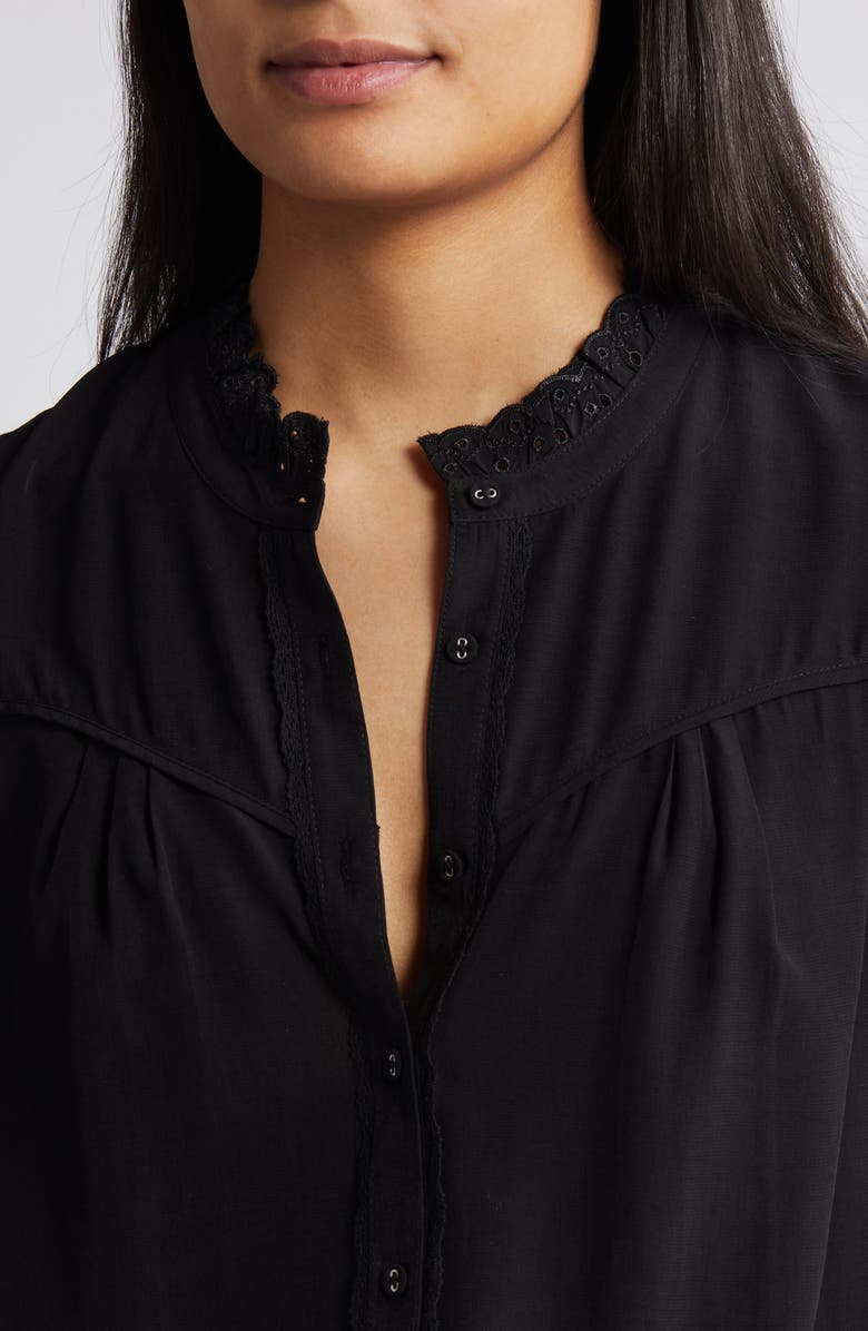 Wit & Wisdom Eyelet Accent Top, Alternate, color, 