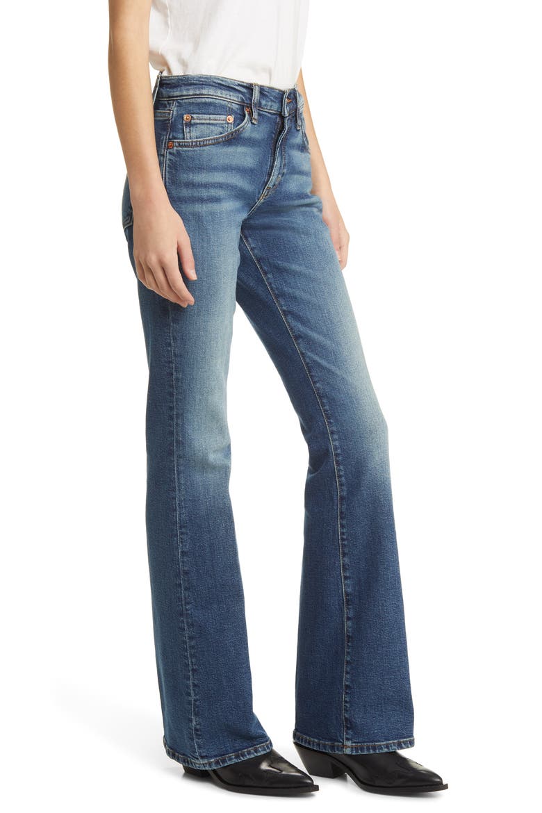 Baby Bootcut Jeans, Alternate, color, AZZURRO