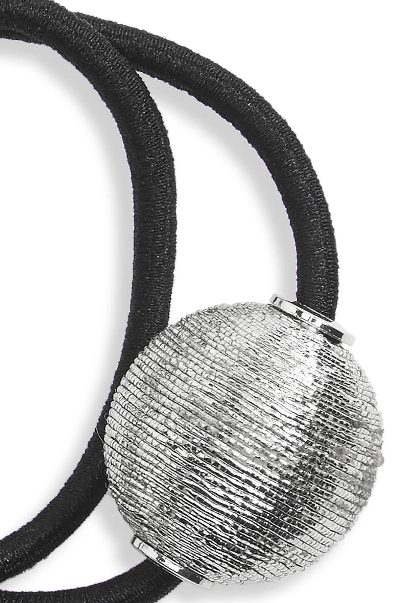 Tasha Pearly Bead Double Ponytail Holder, Alternate, color, 