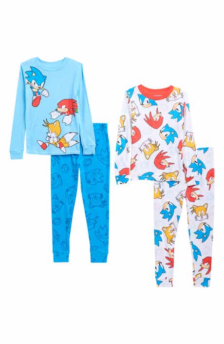 KOMAR Kids' Assorted 2-Pack Print Fitted Two-Piece Pajamas