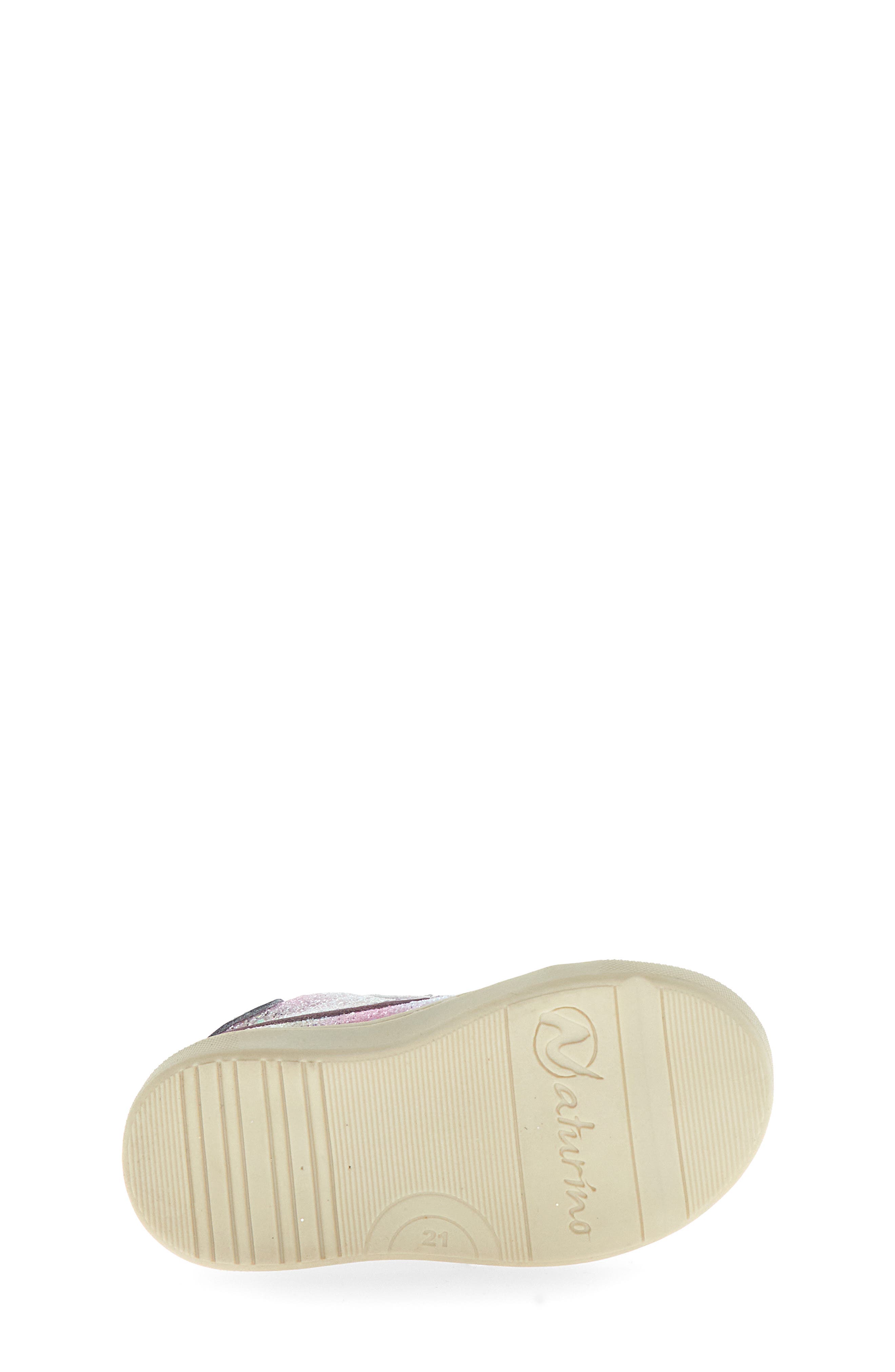 Naturino Kids' Singery High Top Sneaker, Alternate, color, Slvr Multi