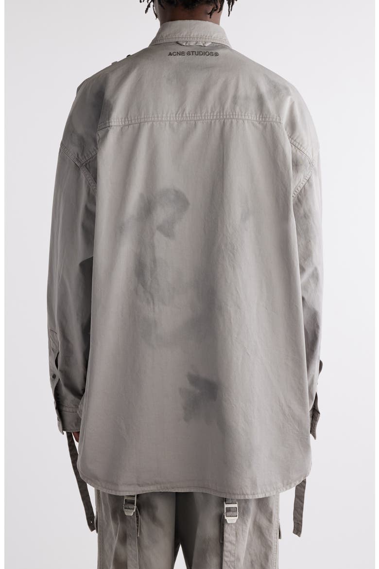 Cotton Utility Shirt, Alternate, color, MID GREY