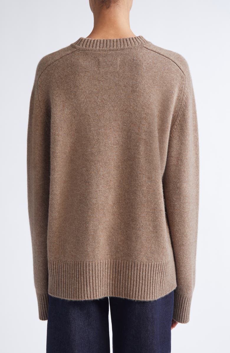 LOULOU DE SAISON Baltra Cashmere Sweater, Alternate, color, Taupe Melange