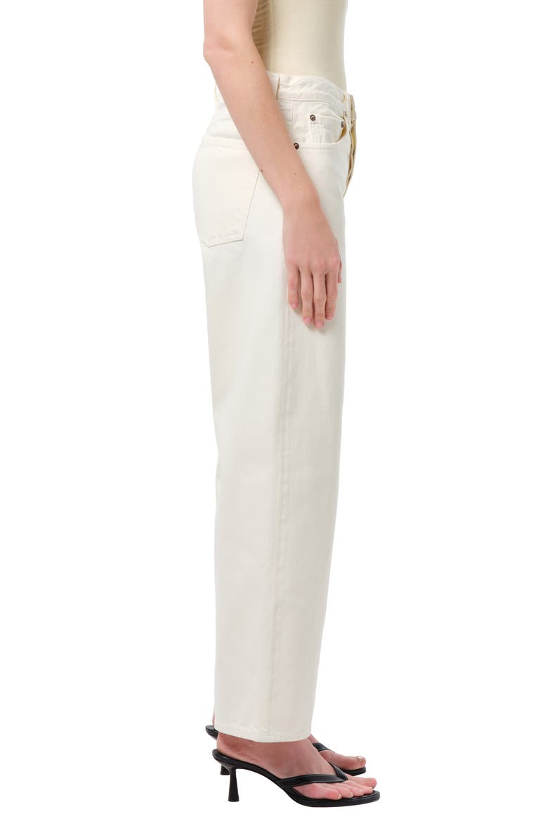 AGOLDE Arc Loose Wide Leg Jeans, Alternate, color, Solar Lightt Yellow