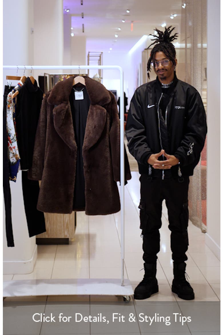 Marla Faux Fur Coat video