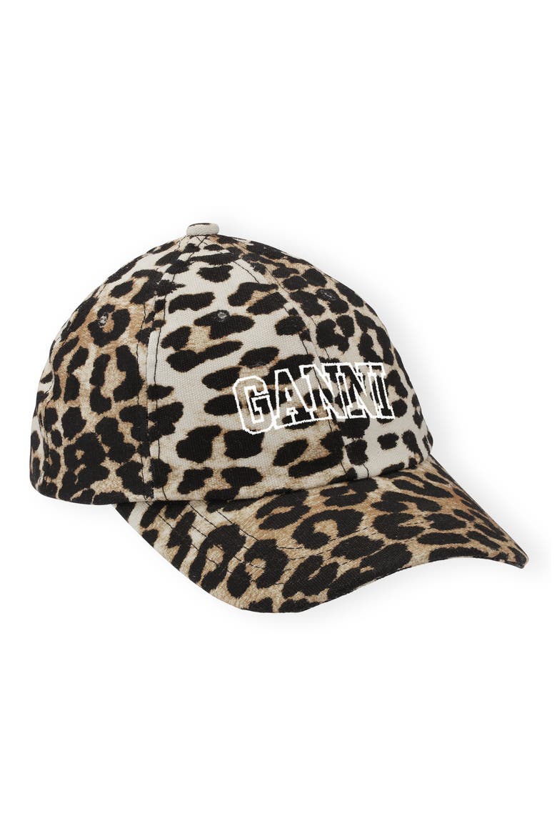 Organic Cotton Baseball Cap, Main, color, LEOPARD