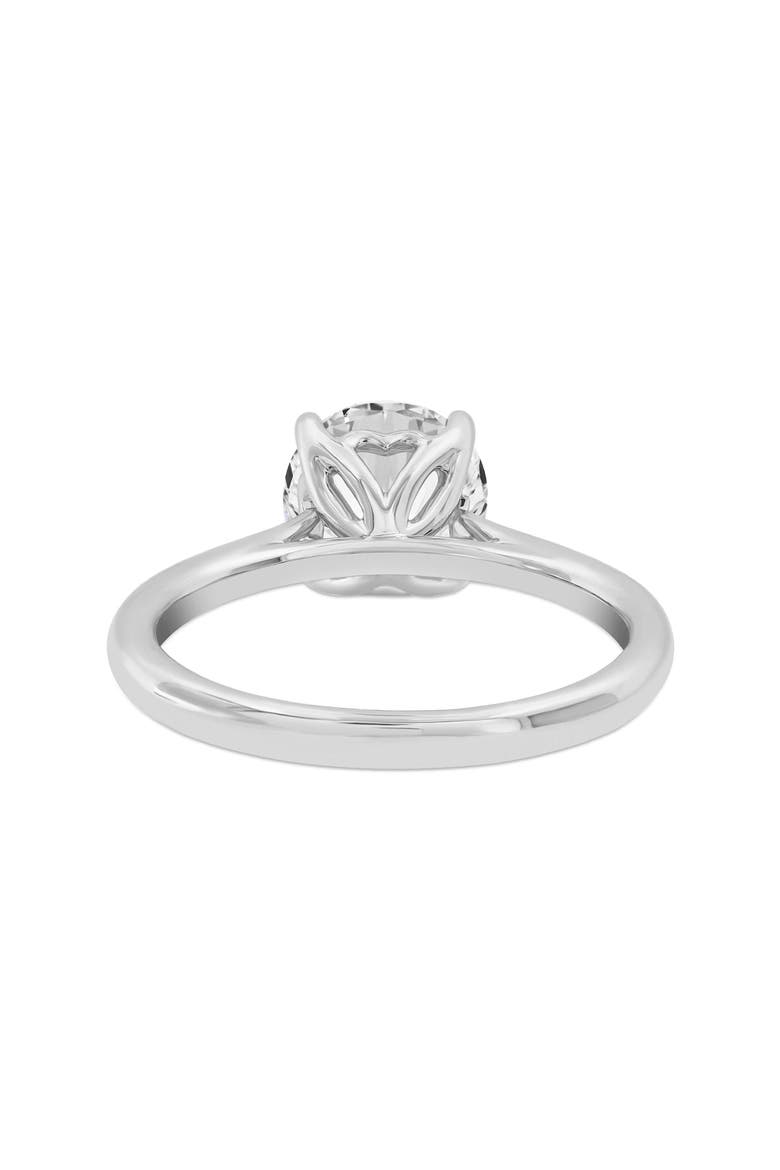 Serena 14K White Gold Round Cut Lab Grown Diamond Cathedral Engagement Ring - 2 ctw, Alternate, color, 14K White Gold