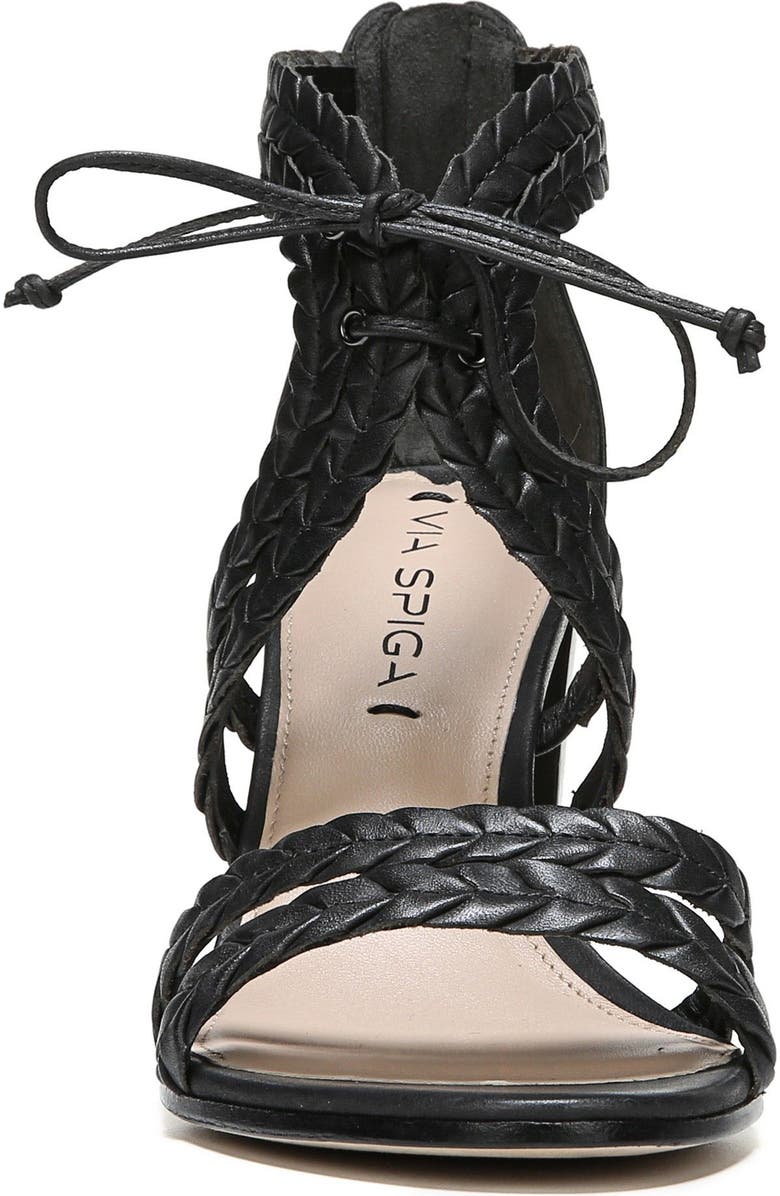 Via Spiga Gardenia Lace-Up Sandal, Alternate, color,