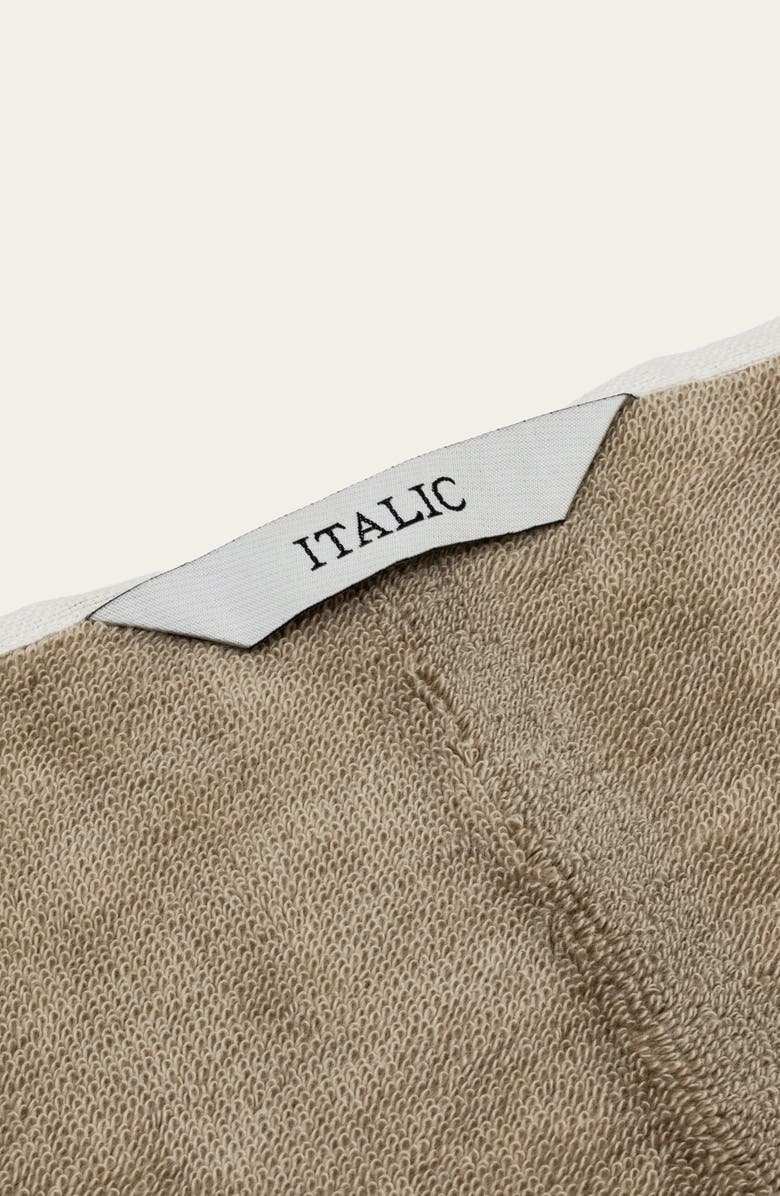 Italic Sorrel Washcloth Set, Alternate, color, Tan & Ecru