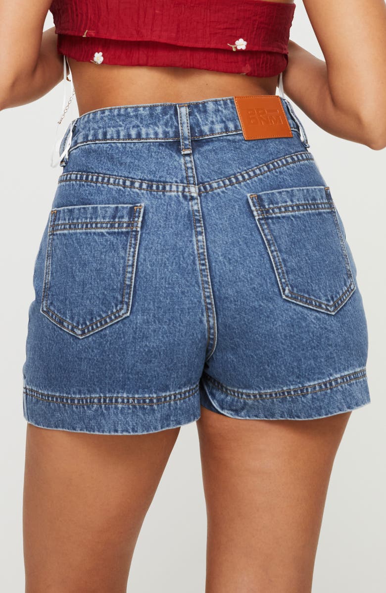 Princess Polly Gazelle Denim Miniskort, Alternate, color,