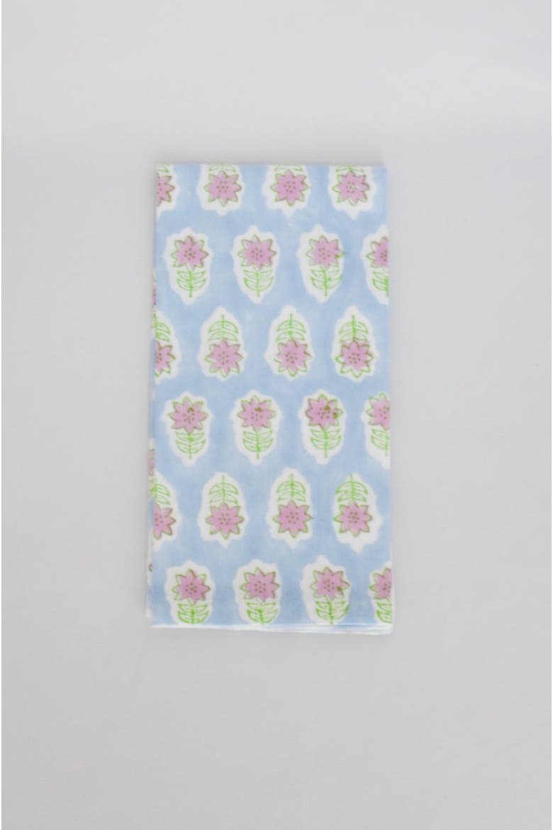 Lily Napkins - Set of 4, Alternate, color, Uniform Blue