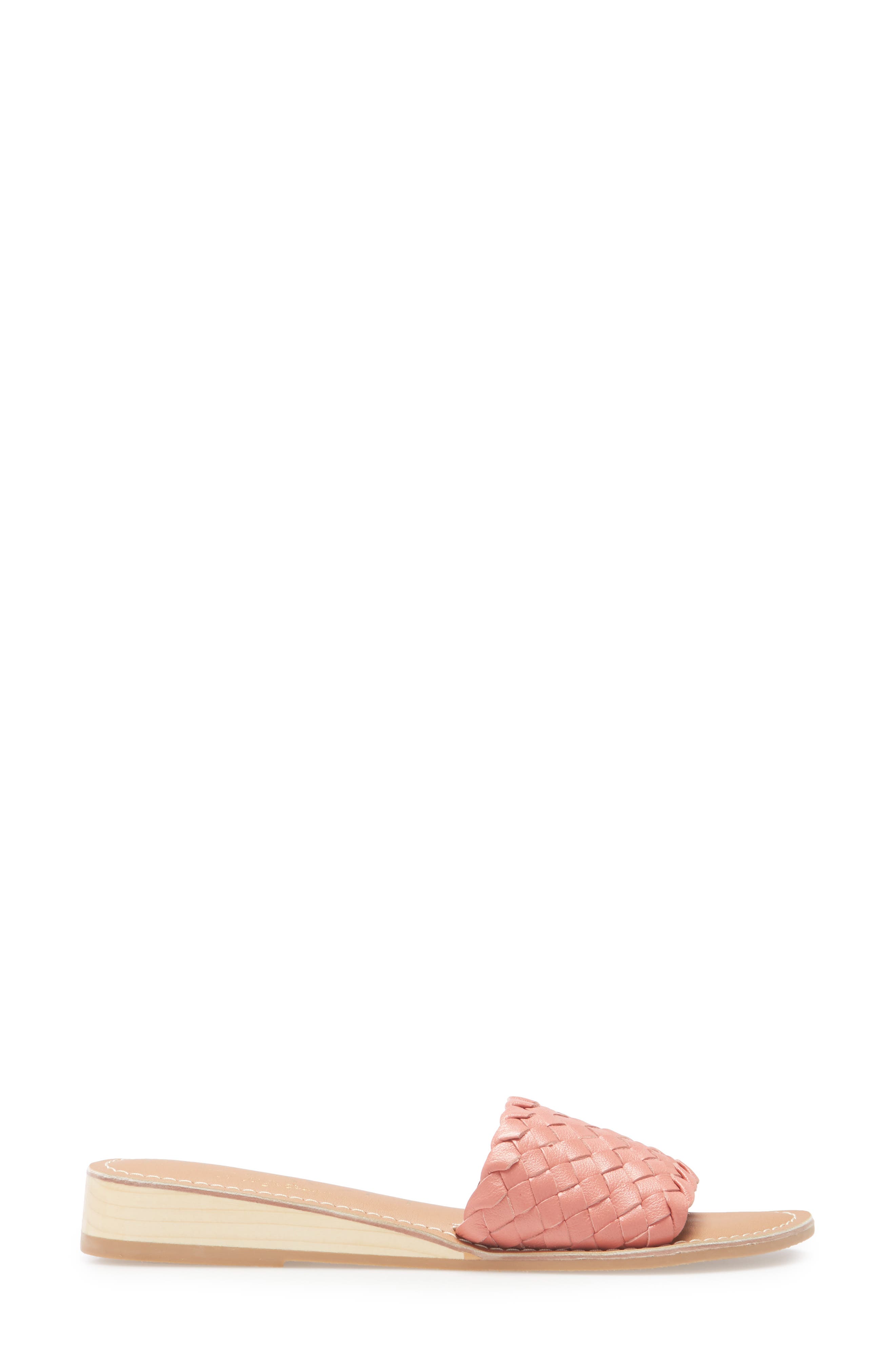 Pipeline Slide Sandal, Alternate, color, CORAL LEATHER