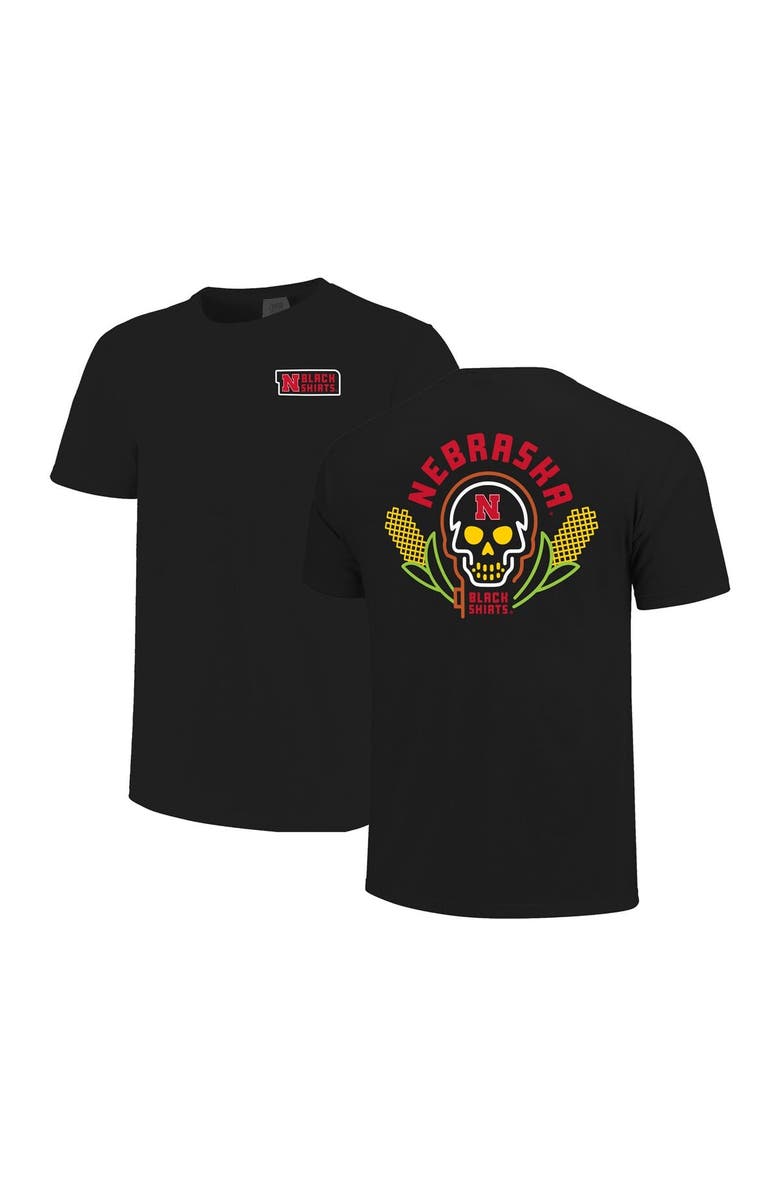 IMAGE ONE Unisex Image One  Black Nebraska Huskers Hyper Local Black Shirts Corn T-Shirt, Main, color, Black
