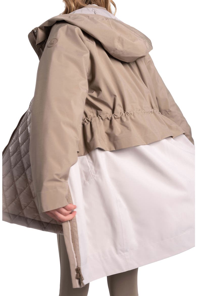 Aubrey 3-in-1 Waterproof Jacket, Alternate, color, OYSTER
