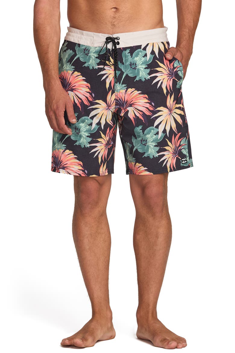 Sundays Lo Tide Board Shorts, Main, color, CHARCOAL MULTI