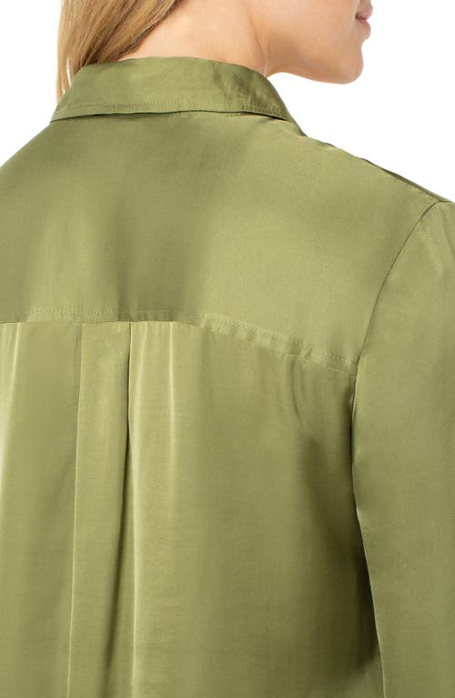 Liverpool Los Angeles Button-up Shirt In Green