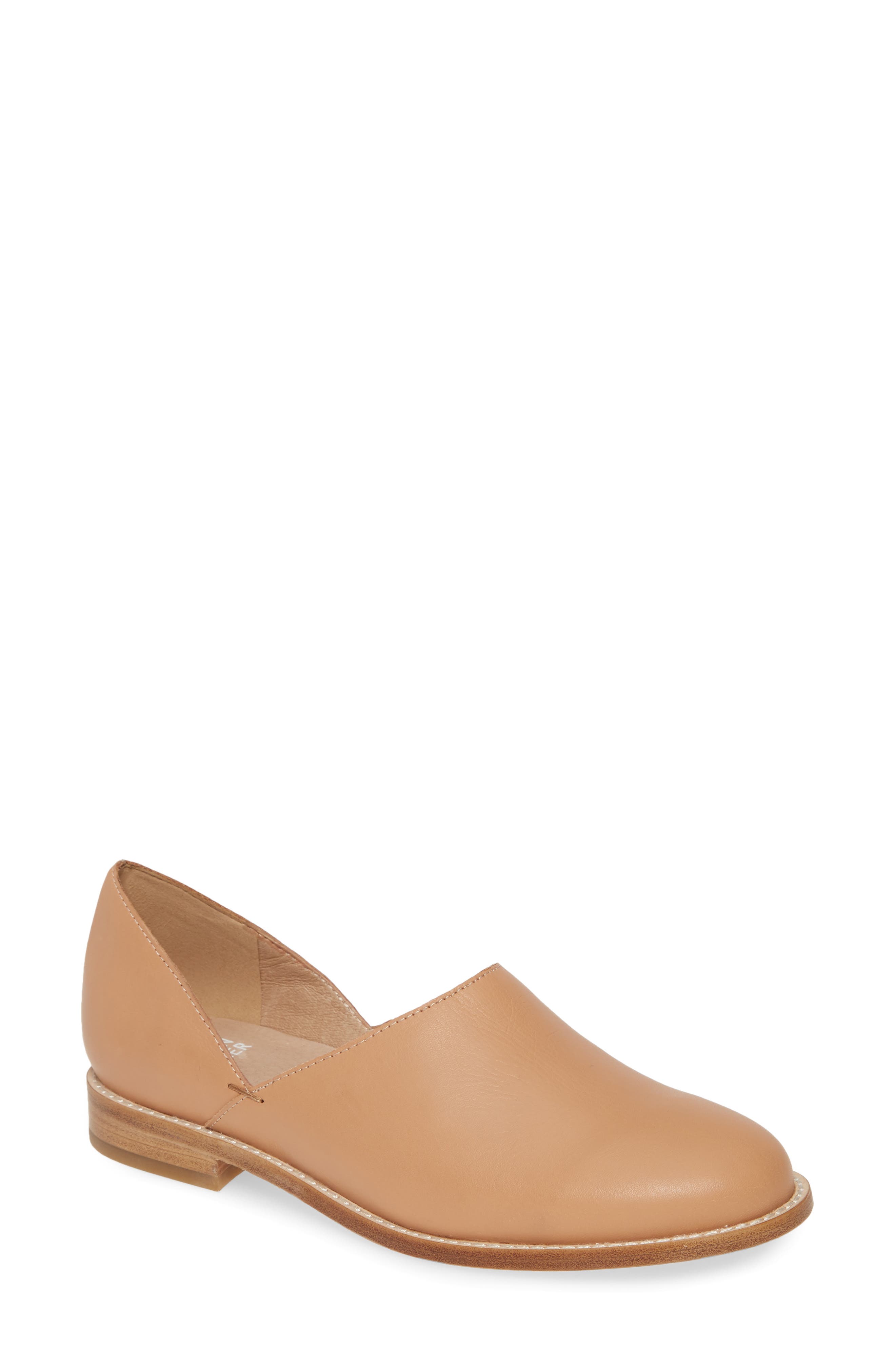 Allan Flat, Main, color, NATURAL LEATHER