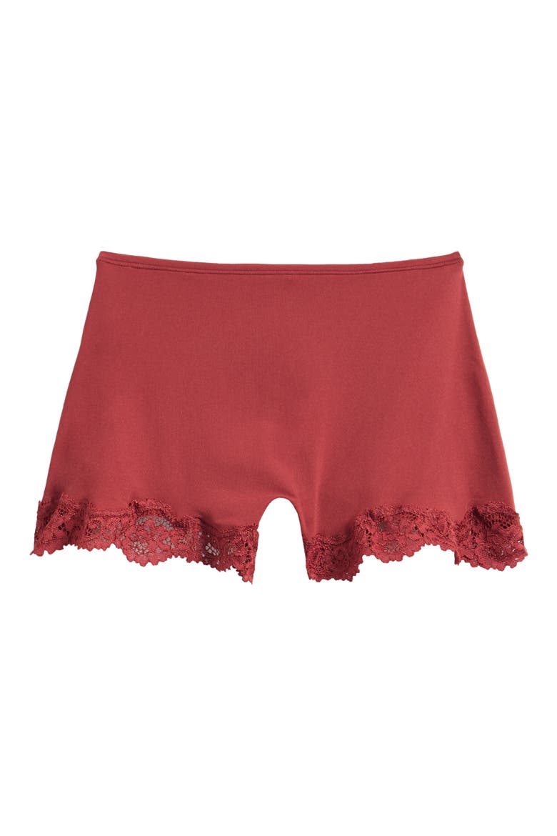 Fits Everybody Lace Boyshorts, Main, color, MERLOT