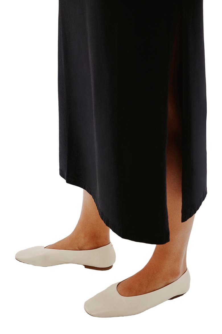 SLEEVELESS TEE DRESS, Alternate, color, BLACK