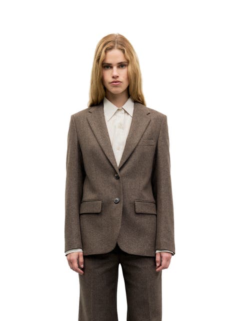 Jov Herringbone Blazer