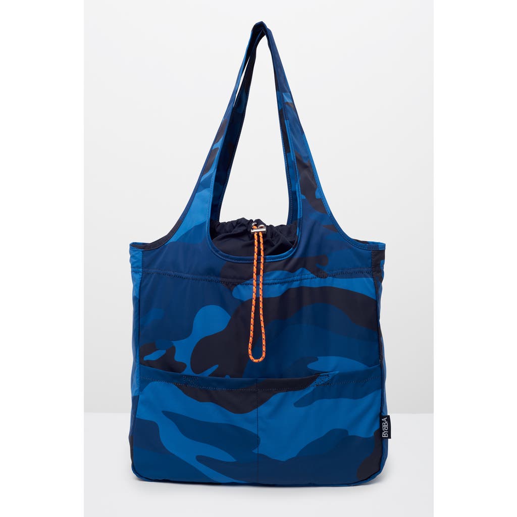Bybba The Balos Tote Bag In Cobalt Blue Camo