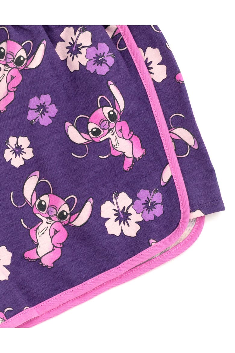 Cosplay Tank Top & Shorts Set, Alternate, color, Pink Purple Angel