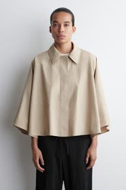 COS Cropped Trench Coat Cape