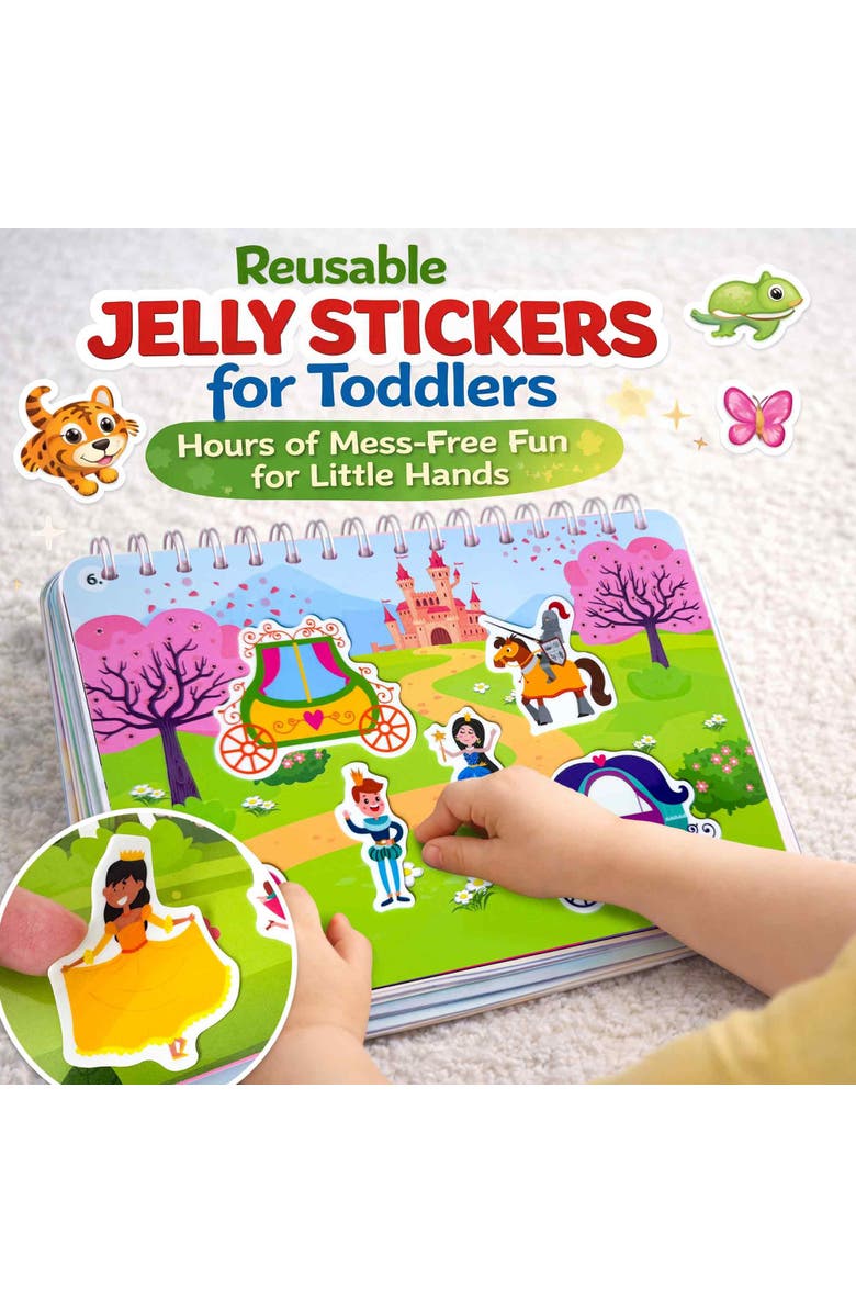 Quokka Jelly Sticker Activity Book for Toddlers, Alternate, color, Fairy World