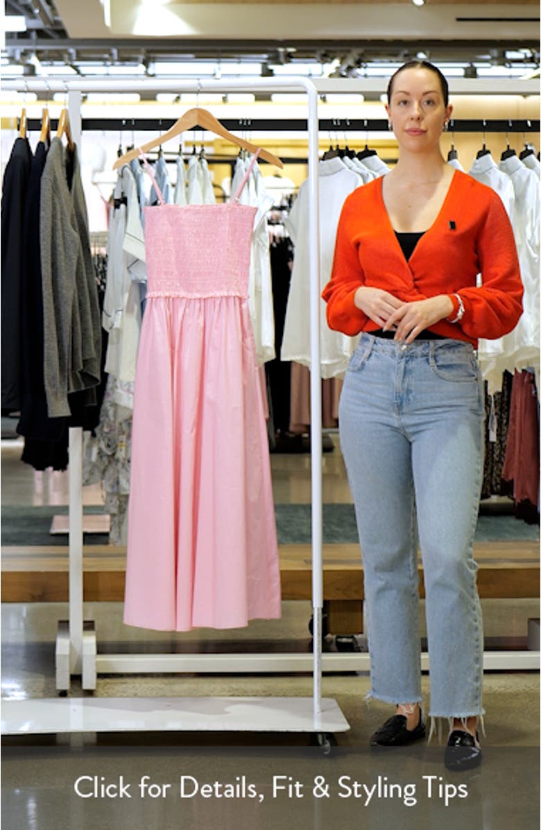 Nigella Ruffle Smocked Bodice Maxi Dress, sales video thumbnail