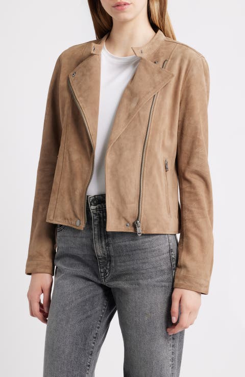 Classic Biker Suede Jacket