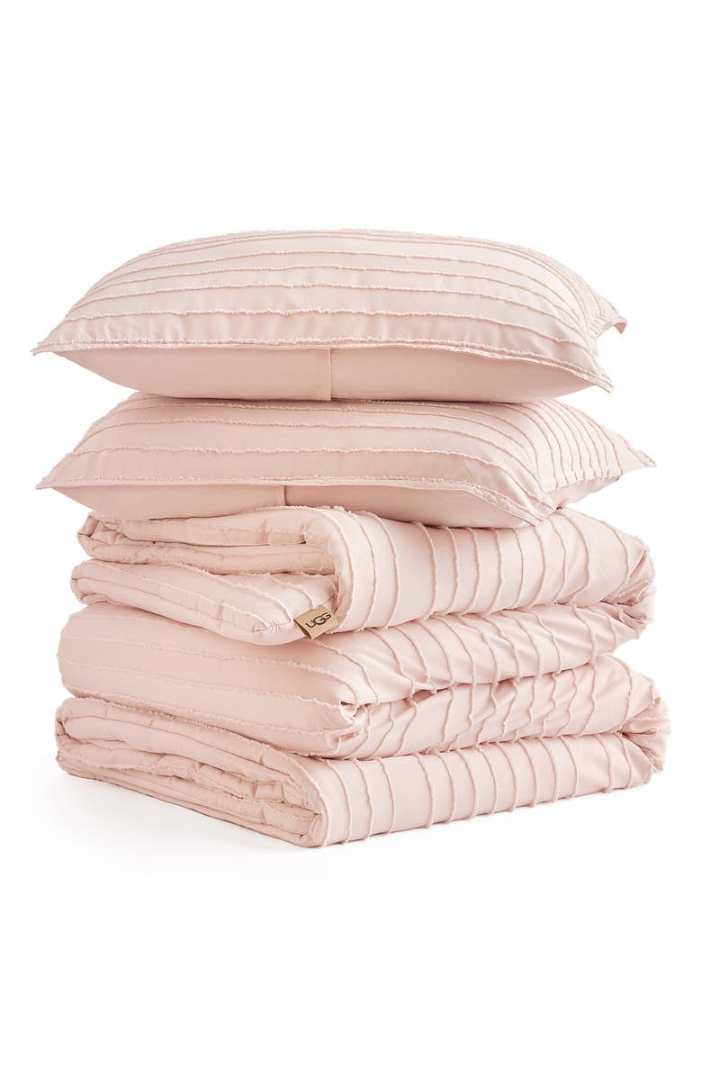 UGG<sup>®</sup> Devon Textured Comforter & Shams Set, Alternate, color, Himalayan Salt