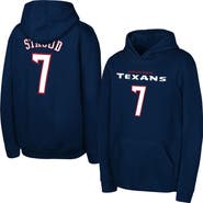 Outerstuff Youth Outerstuff C.J. Stroud Navy Houston Texans Mainliner Player Name & Number Hoodie