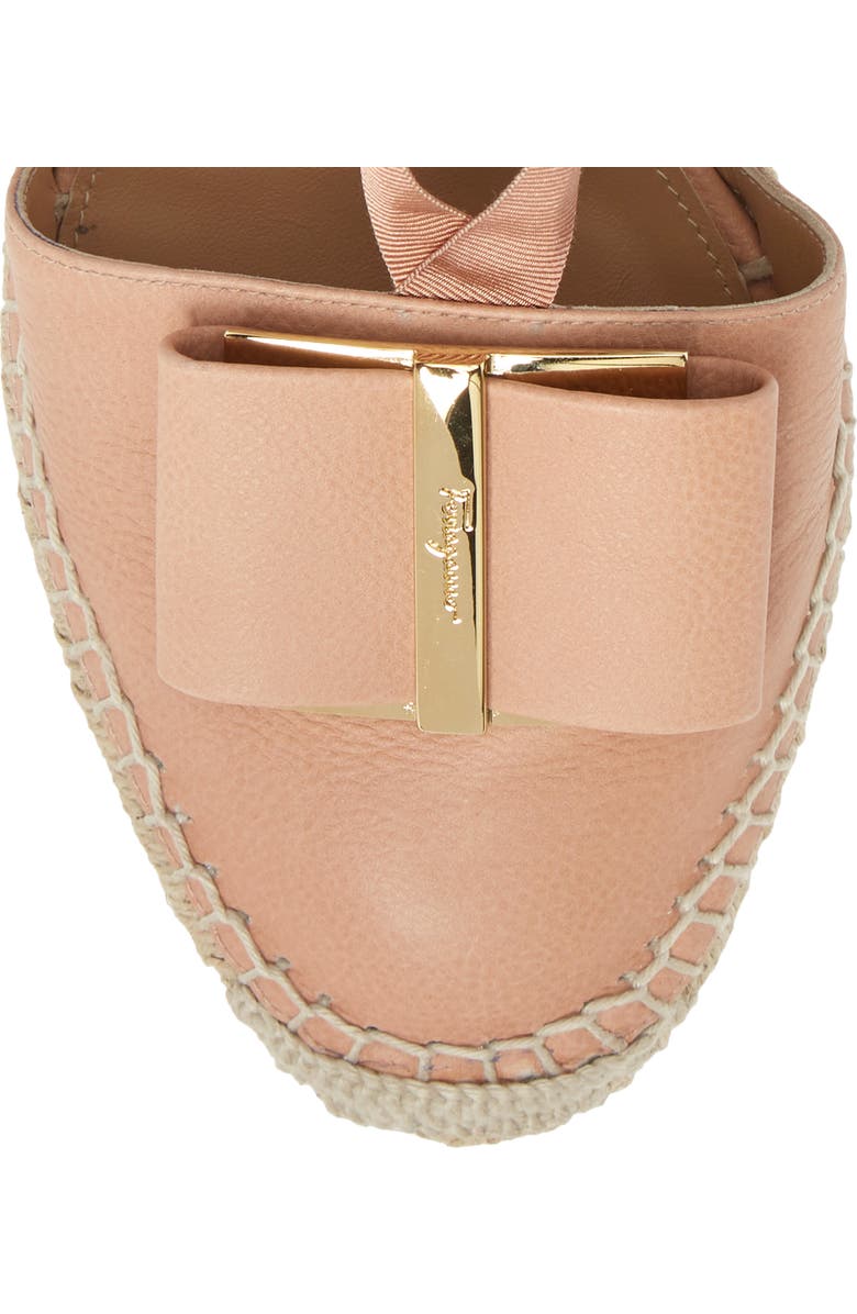 FERRAGAMO Salvatore Ferragamo Geranio Espadrille Wedge, Alternate, color,