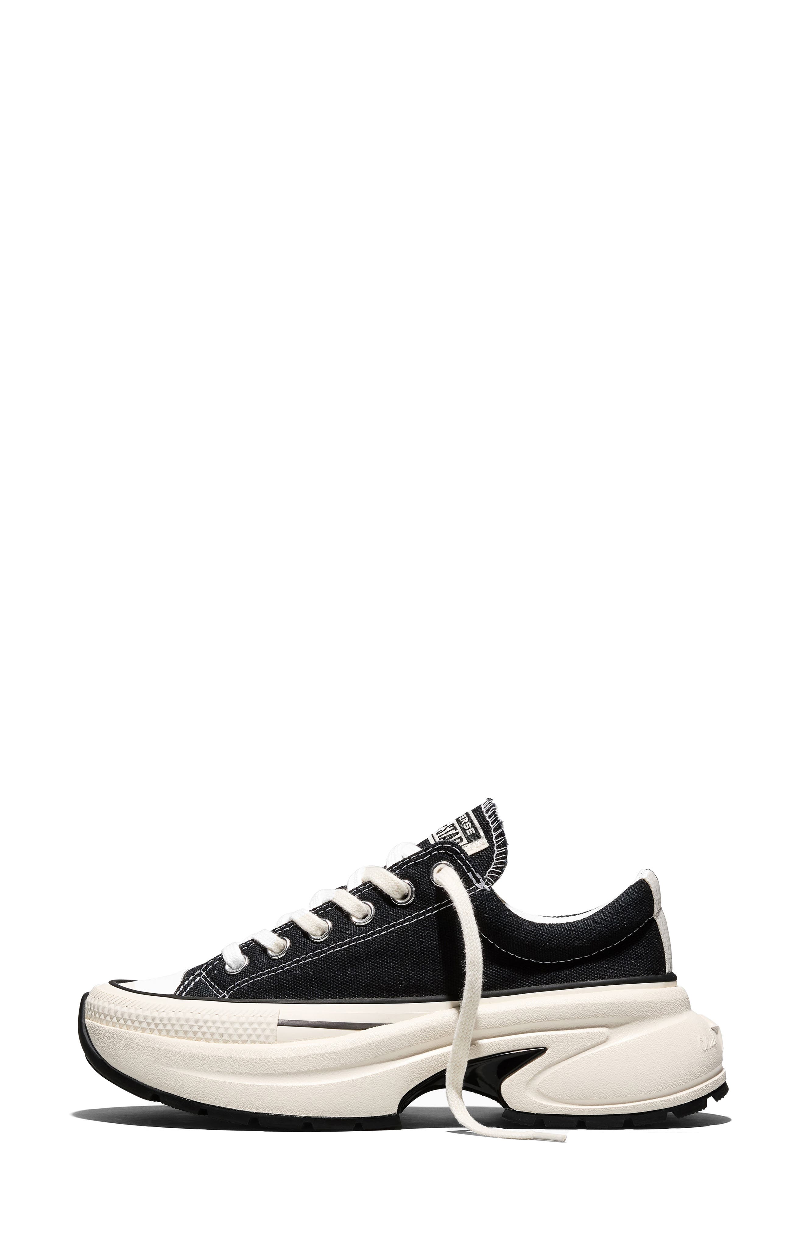Run Star Crush Low Top Sneaker, Alternate, color, BLACK/EGRET/BLA