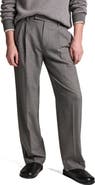 Vince Louie Double Pleated Refined Twill Trousers