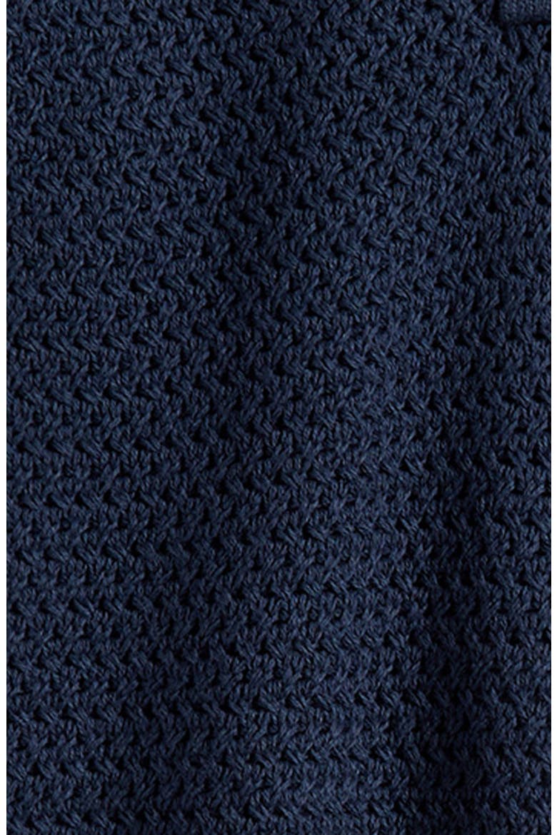 Knit Polo & Shorts Set, Alternate, color, BLUE