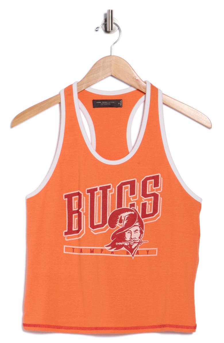 Junk Food Bucs All Pro Tank, Alternate, color, Orange/ Licorice