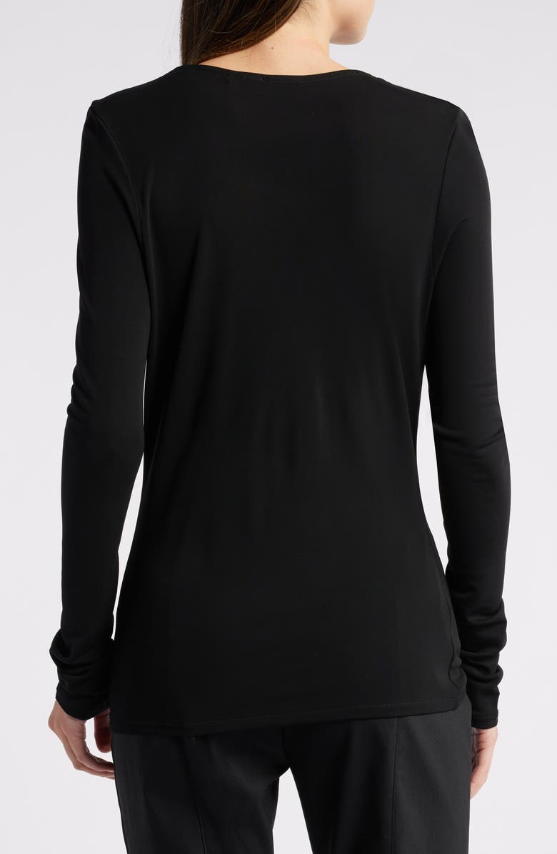 BOSS Eseyana Cowl Neck Top, Alternate, color, Black