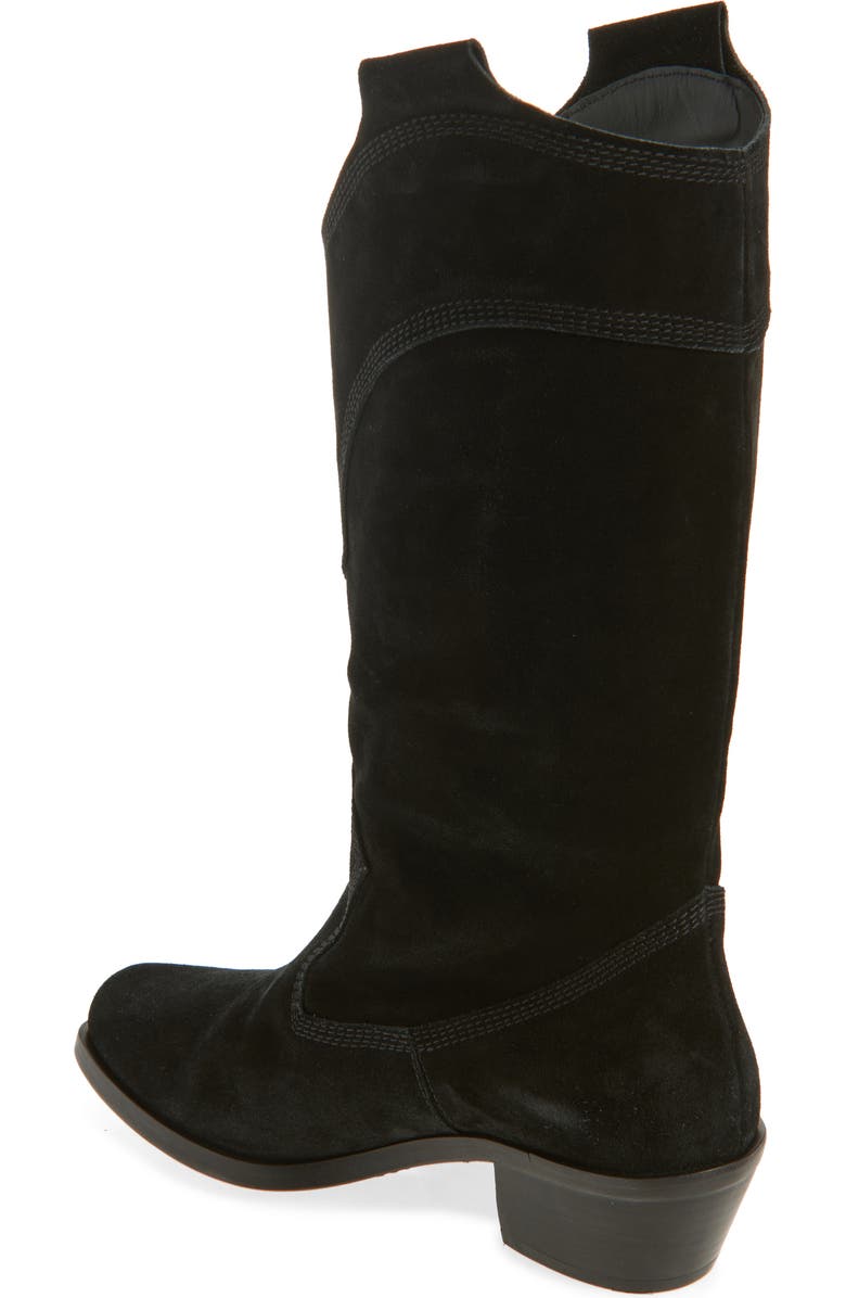 Pedro Garcia Britta Western Boot, Alternate, color, Black Velour