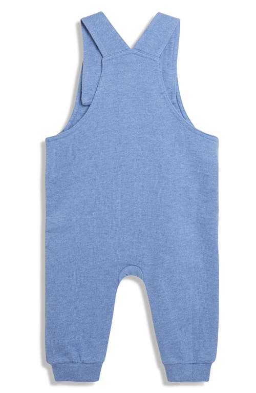 JOJO MAMAN BÉBÉ JOJO MAMAN BEBE STRIPE T-SHIRT & TRACTOR APPLIQUÉ OVERALLS SET